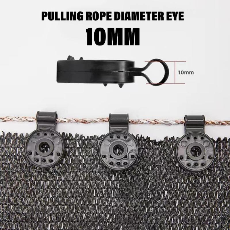 200Pcs Shade Cloth Clips Shade Fabric Clamps Grommets For Net Mesh Cover Sunblock Fabric In Garden Backyard Greenhouse Fixer