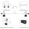 10pcs Pants Racks Wind Proof Multi-purpose Skirt Racks For Clothes Drying Trousers Wardrobe Clip Anti-slip Clothes Hanger