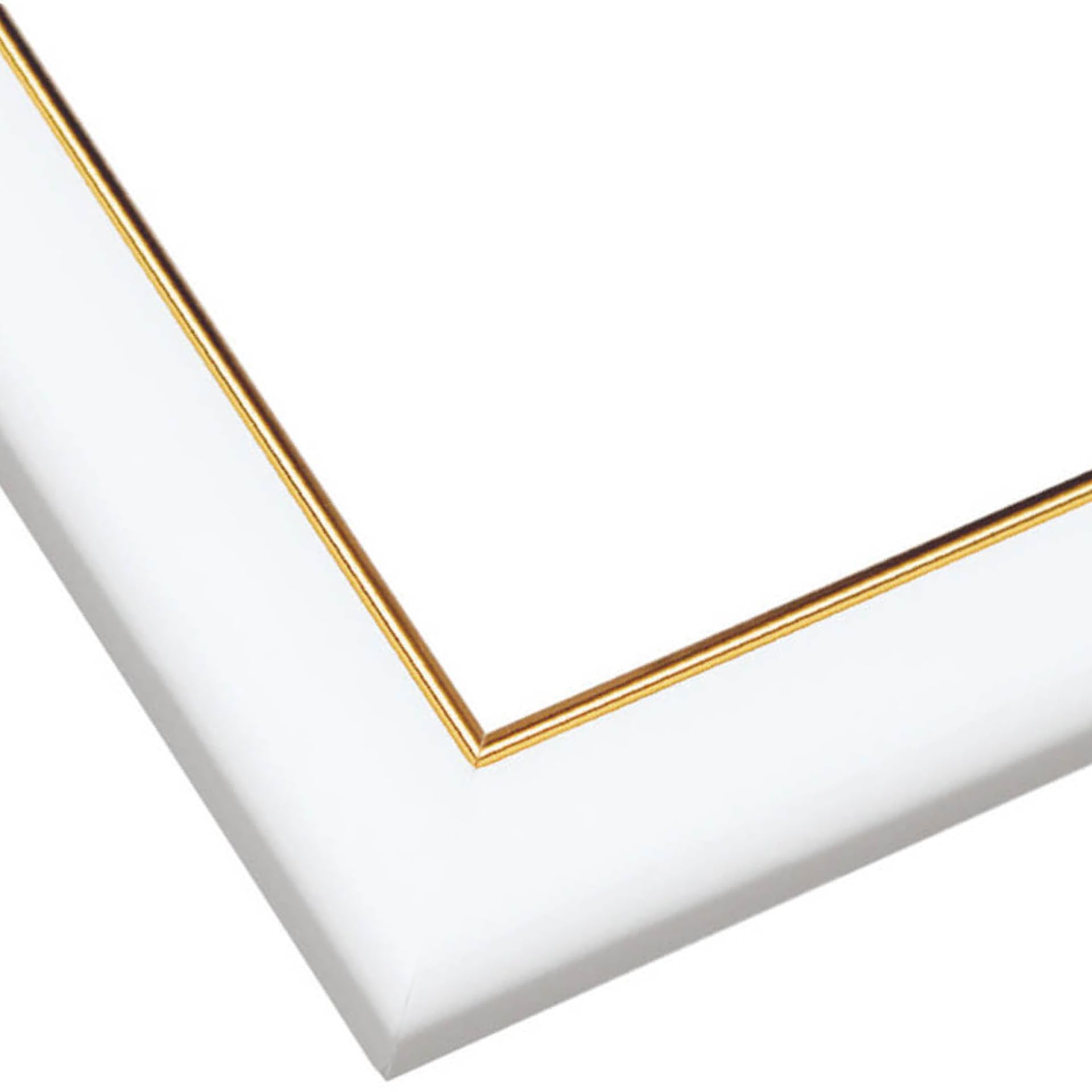 Beverly Wooden Gold Mould Puzzle Frame Wall Hanging Cord 26×38cm White Gold Mould Panel No.3 Jigsaw Puzzle Frame