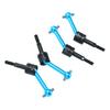 4Pcs Metal Universal Drive Shaft CVD 70mm for Tamiya TT02 110 RC Car Upgrade PartsBlue