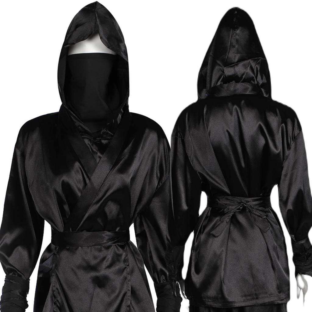 Ninja Cosplay Teatru de epocă Autentic Mărime Ninja [kitamurasyokai] Costume, Dramă, Eveniment, Costume, Adult, (Negru, S)