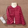 GAGN Winter 2025 Embroidered Lightweight Slimming Down Jacket - Warm Duck Down Short Coat