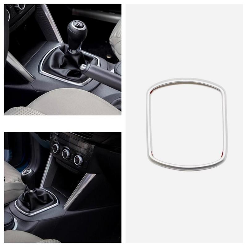 ABS Chrome Center Console AT MT Gear Shift Box Panel Frame Cover Trims For Mazda CX-5 CX5 2012 2013 2014 2015 2016 Car Accessory