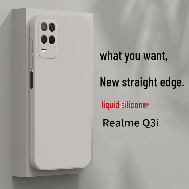 Liquid Silicone Protective Case for Realme Q3/Q3i (RMX3161)