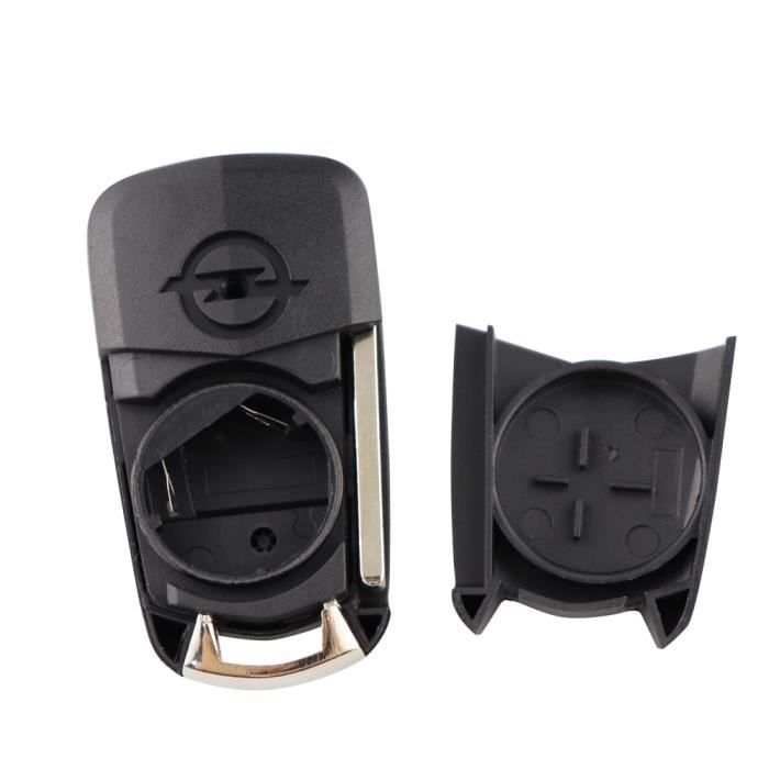 Juste de clé de voiture à distance pliable à bouton, coque Fob, adaptée pour Opel SachCorsa D, Astra J G, Zafira A, Vectra B Mokka
