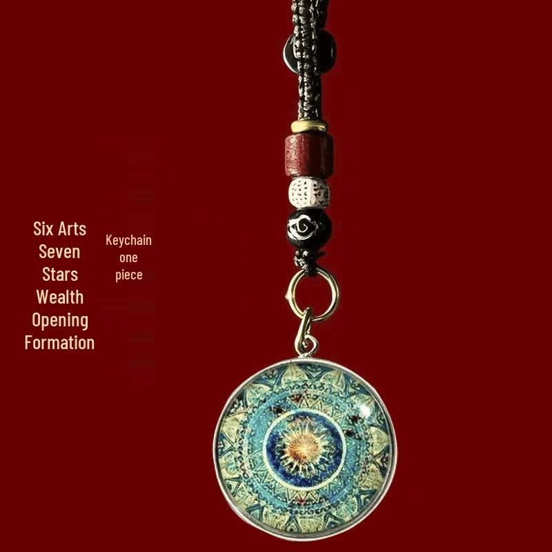 2026 Year of the Horse: Six-Pointed Seven-Star Wealth-Attracting Personal Energy Array Charm.