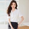 Terman Women's Short Sleeve Bow-Tie Blouse