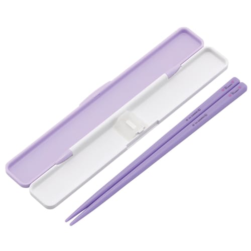 Skater Chopsticks Chopstick Box Set 18cm Made in Japan Antibacterial Silver Ion Ag+ Adult Sanrio Kuromi Watercolor Cosmetics ABC3AG
