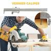 Student Friendly Stainless Steel Caliper 200/300mm Length Double Measurement System With Easy to Read Vernier Scale
