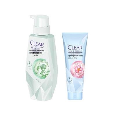Clear Scalp Care Oil Control Shampoo & Volumizing Conditioner Set