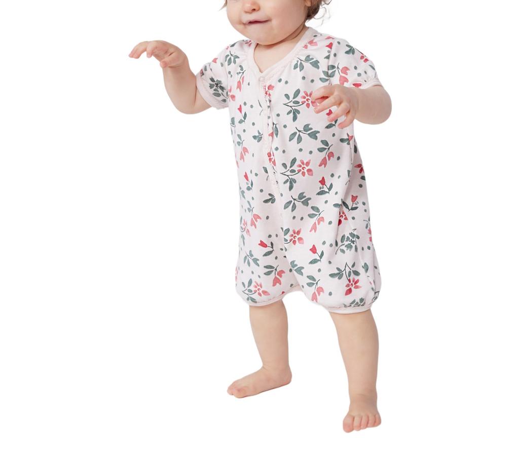 Short Set of 6 67cm [Petit Bateau] Rompers, 2, A0CNH, Multi-color 1, Months,