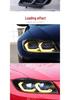 LED Projector Headlight Assembly with Bi-color DRL & Turn Signals for 05-12 BMW 3 Series E90