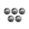 Car Sticker Hub Caps 5/10Pcs 14mm Car Key Emblem Stickers Auto Control Key Logo Decals For Volkswagen VW Golf Tiguan Jetta Trans