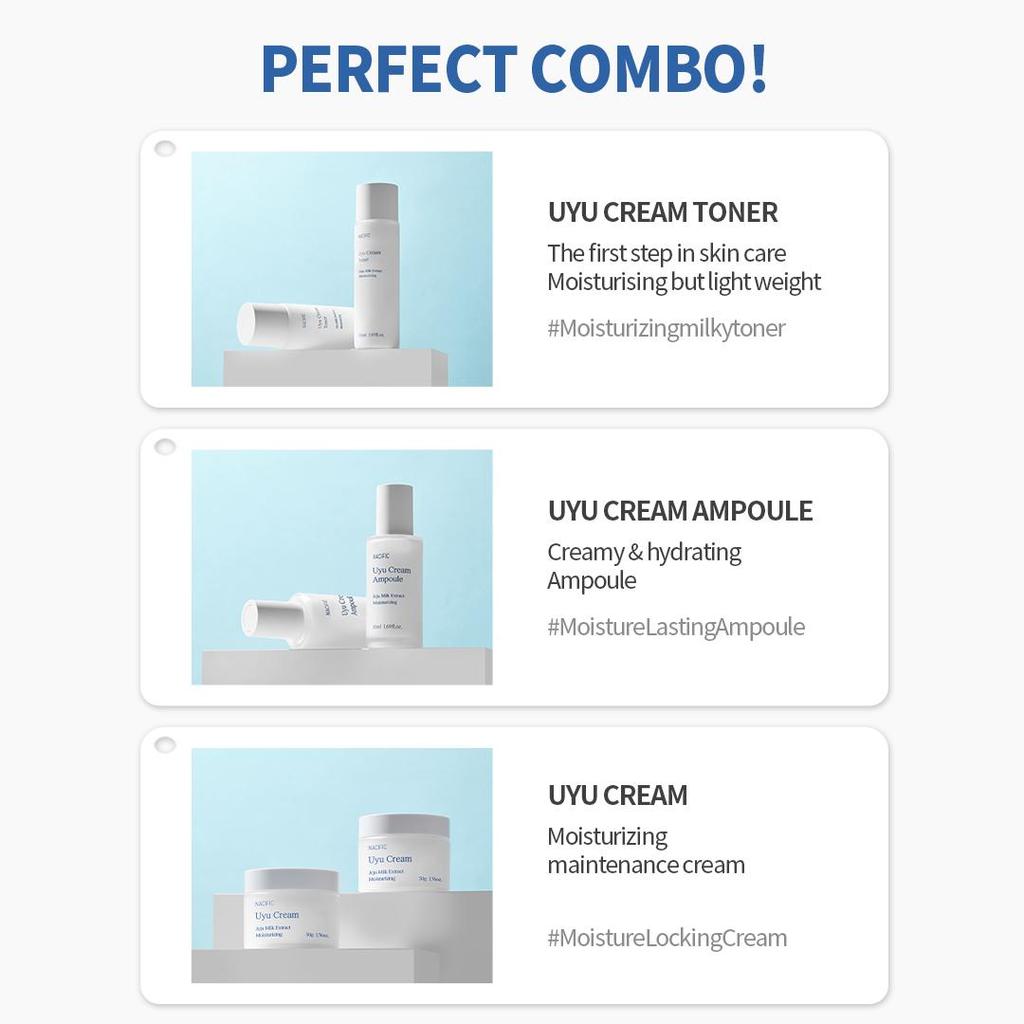 NACIFIC Uyu Cream Nourishing Mask Pack 25g (10EA)