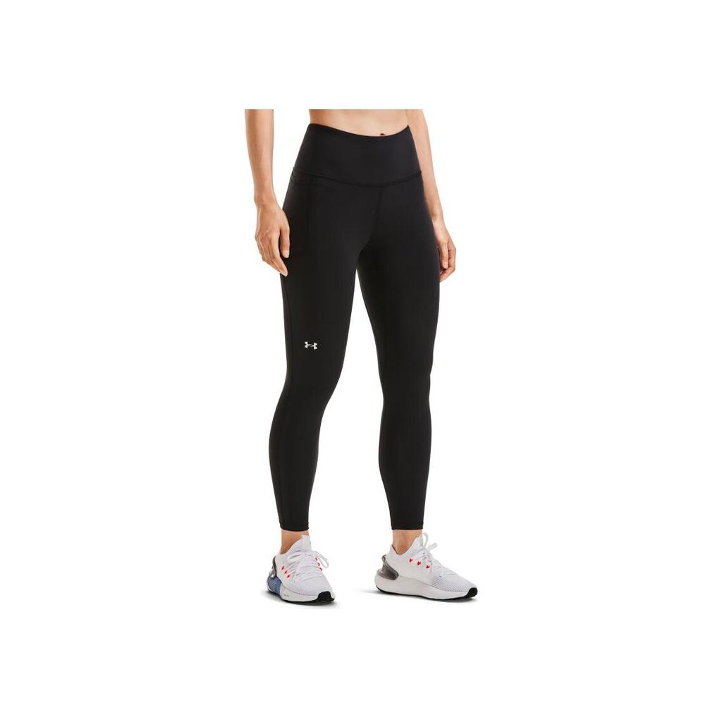 Under Armour Solid Color Training Compression Capri Pants Women Bottoms Black 1372120-001