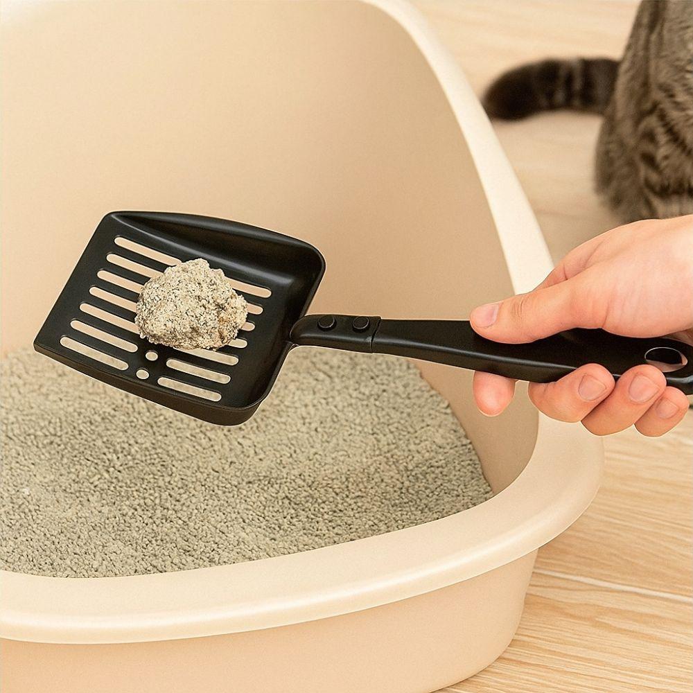 Pet Cleaning Tool Metal Cat Litter Scoop Wide Rustproof Ergonomic Fireplace Shovel Hollow Out Pet Poop Shovel Camping