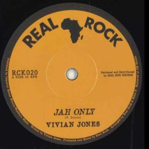 

7inch Record VIVIAN JONES ROCKERS DISCIPLES Jah Only Guidance Dub RCK020 Real Rock EU 2024 Europe Reggae Ska Dub Used