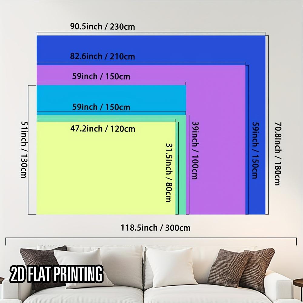 Festive Christmas Scene Tapestry, Polyester Wall Hanging For Holiday Home Decor, Office And Garden Celebration With Easy Setup