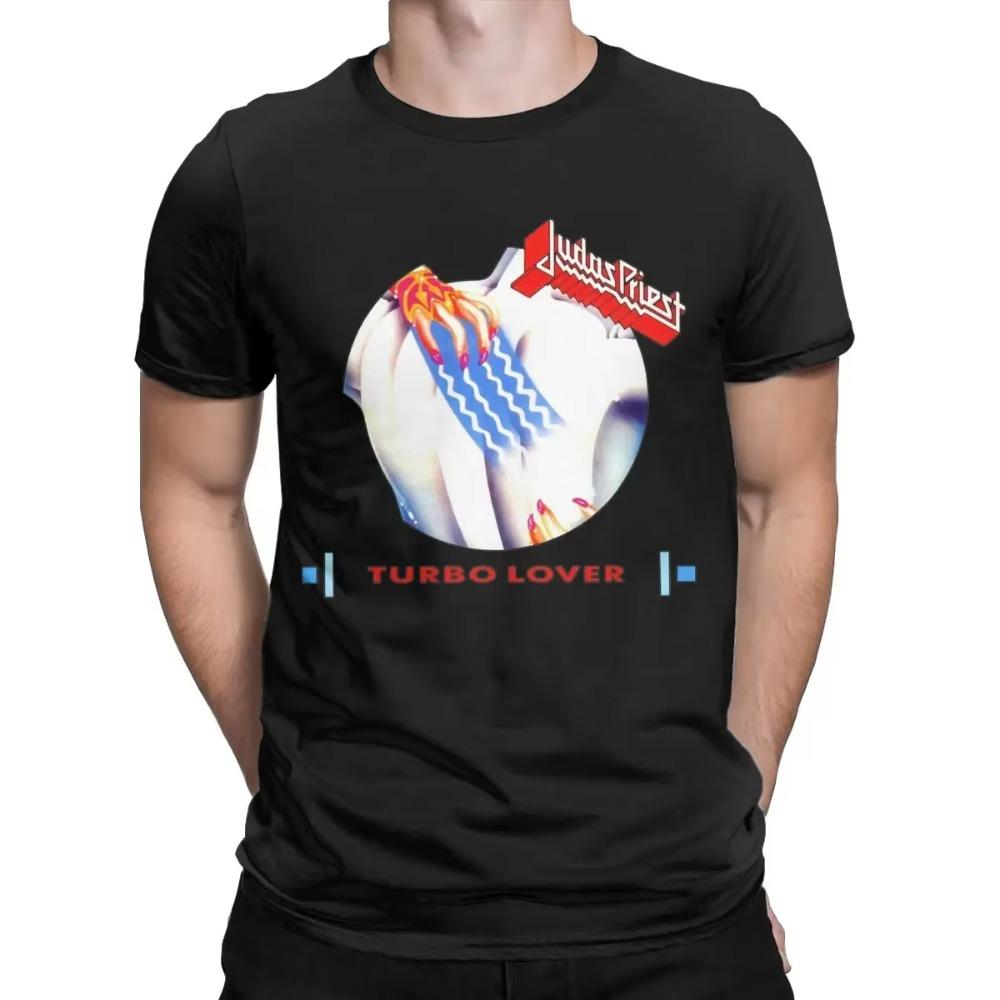 Judas Priest Men T Shirts Vintage Tee Shirt Short Sleeve O Neck T-Shirts Cotton 6XL Tops