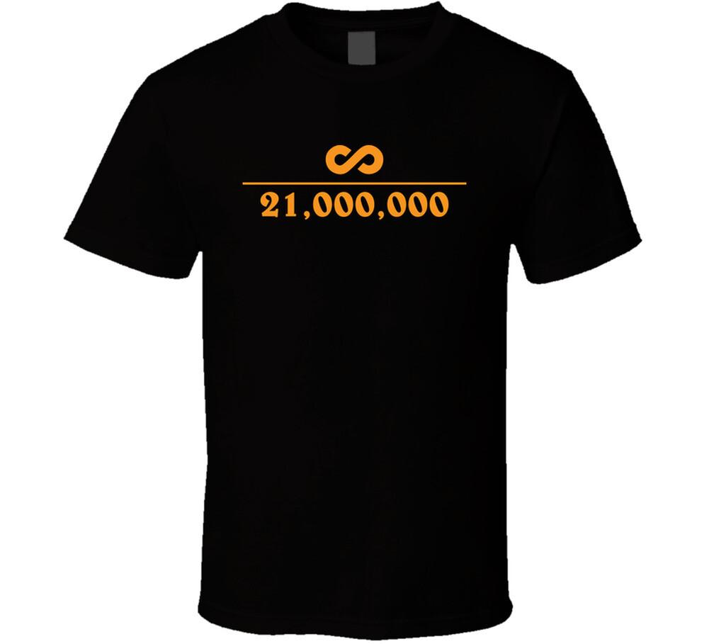 Bitcoin Infinity 21 Million T Shirt M