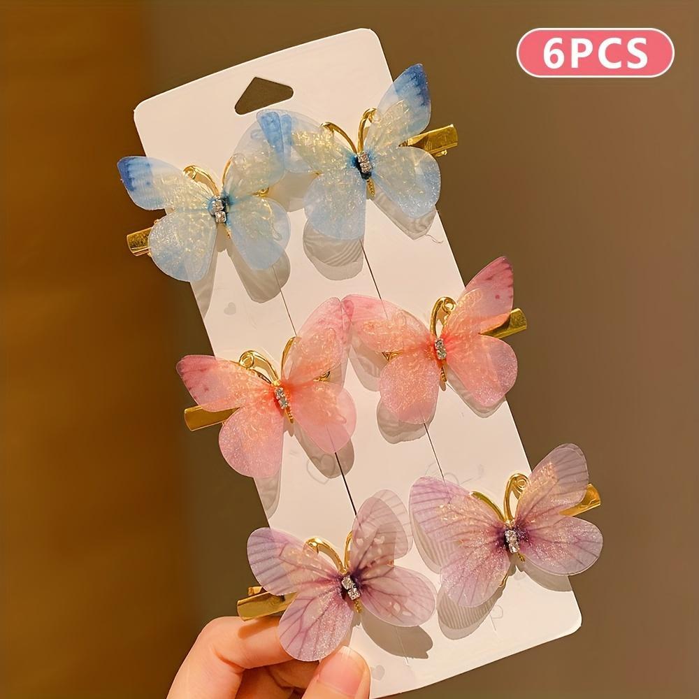 Sweet Girl Butterfly Hairpins That Do Not Hurt Hair, Super Nice and Cute Hairpins