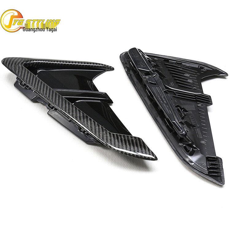 Carbon Fiber/Gloss Black Fender Vents for BMW X3 G01/G08, F97 X3M, X4, and X4M
