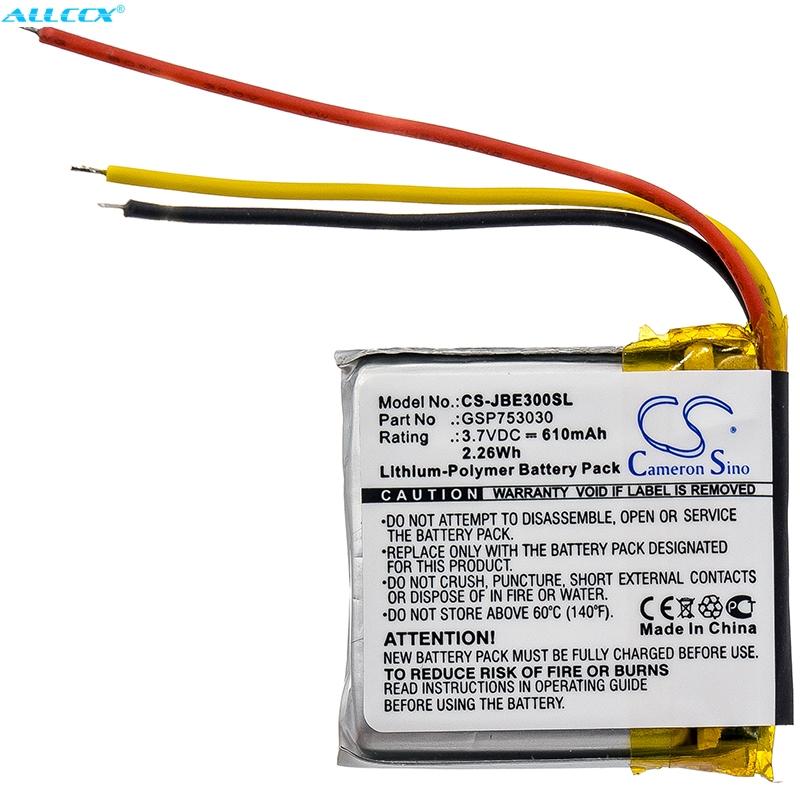 

Cameron Sino 610mAh Speaker Battery for JBL E45BT, Everest Elite 300, Everest Elite E45BT, E55BT, Everest Elite E55BT