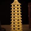 Thirteen-Layer Brass Wenchang Tower Desktop Ornament