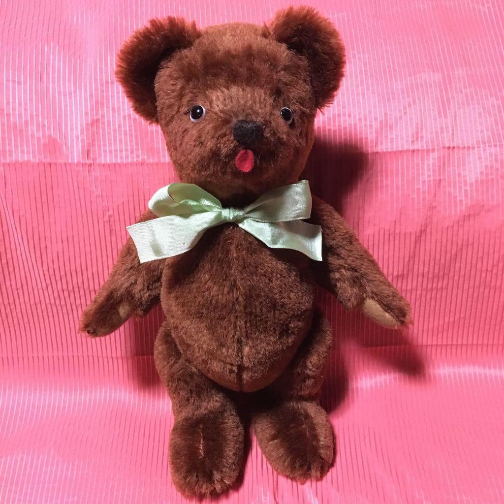 [USED] Dark brown teddy bear, handmade, bear