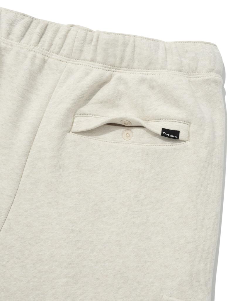 COVERNAT Cargo Sweatpants Oatmeal