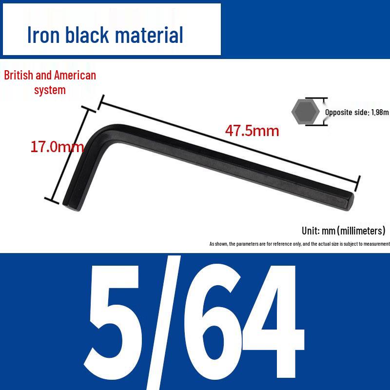 Imperial American L-Shaped Hex Key with Ball End 2.53-27mm