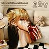 Anime R-Record of Ragnarok-k Throw Warm Soft Flannel Blanket, Multi-use for Sofa Bed Camping Travel Nap