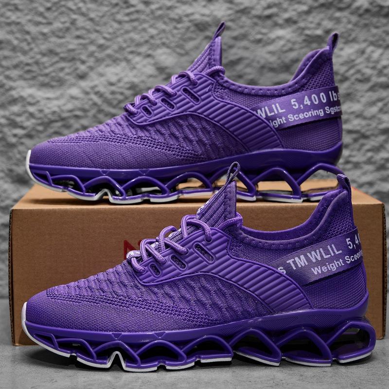 Couple Shoes Blade Sneakers Flying Woven Casual Running Shoes Large Size Shipping