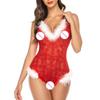 Sexkleid Sexy Perspektive Spitze Einteiler Zeigen Weihnachten