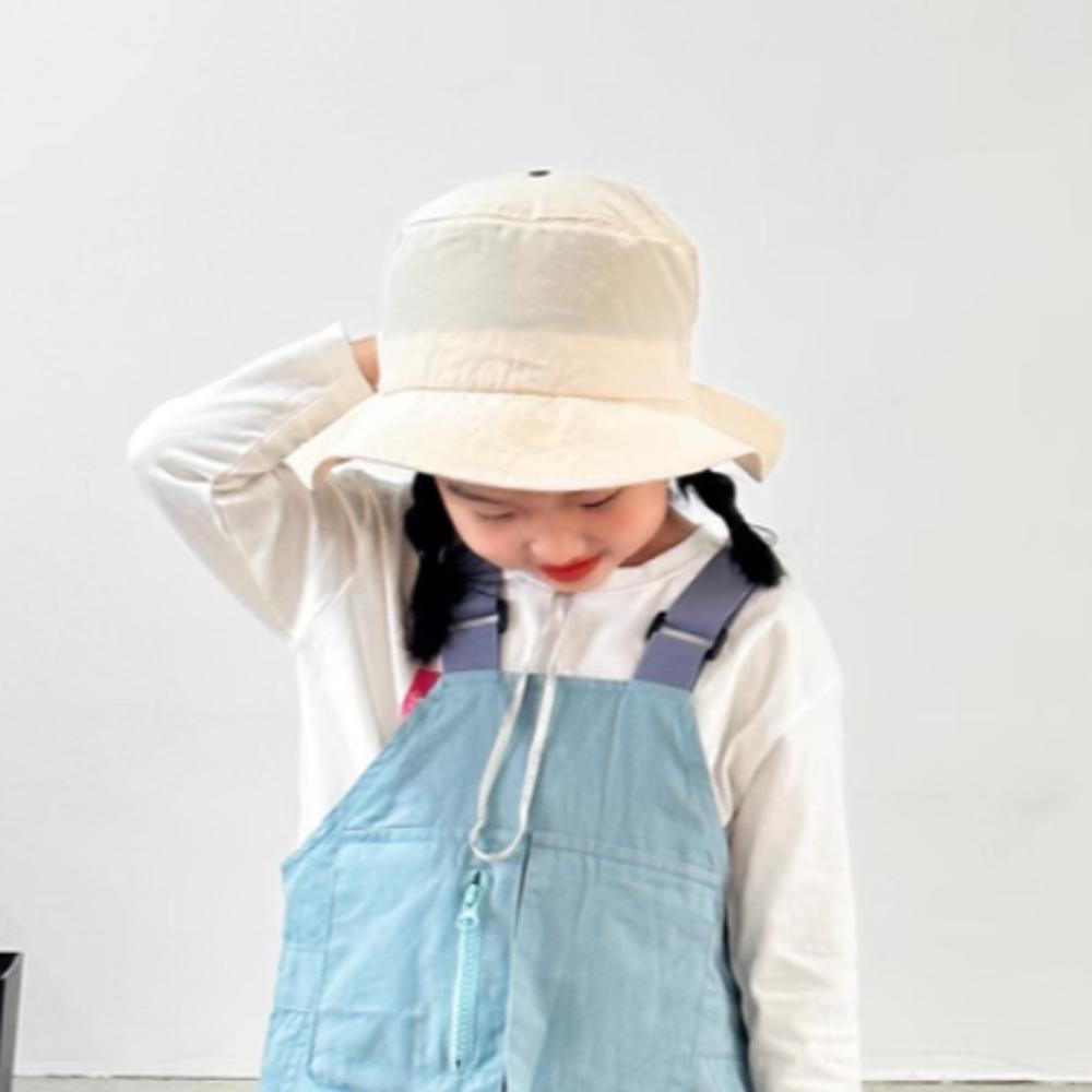 Candy Color Kids Bucket Hat Quick Dry Children Fishman Hat Ins Baby Sun Protection Cap Boys