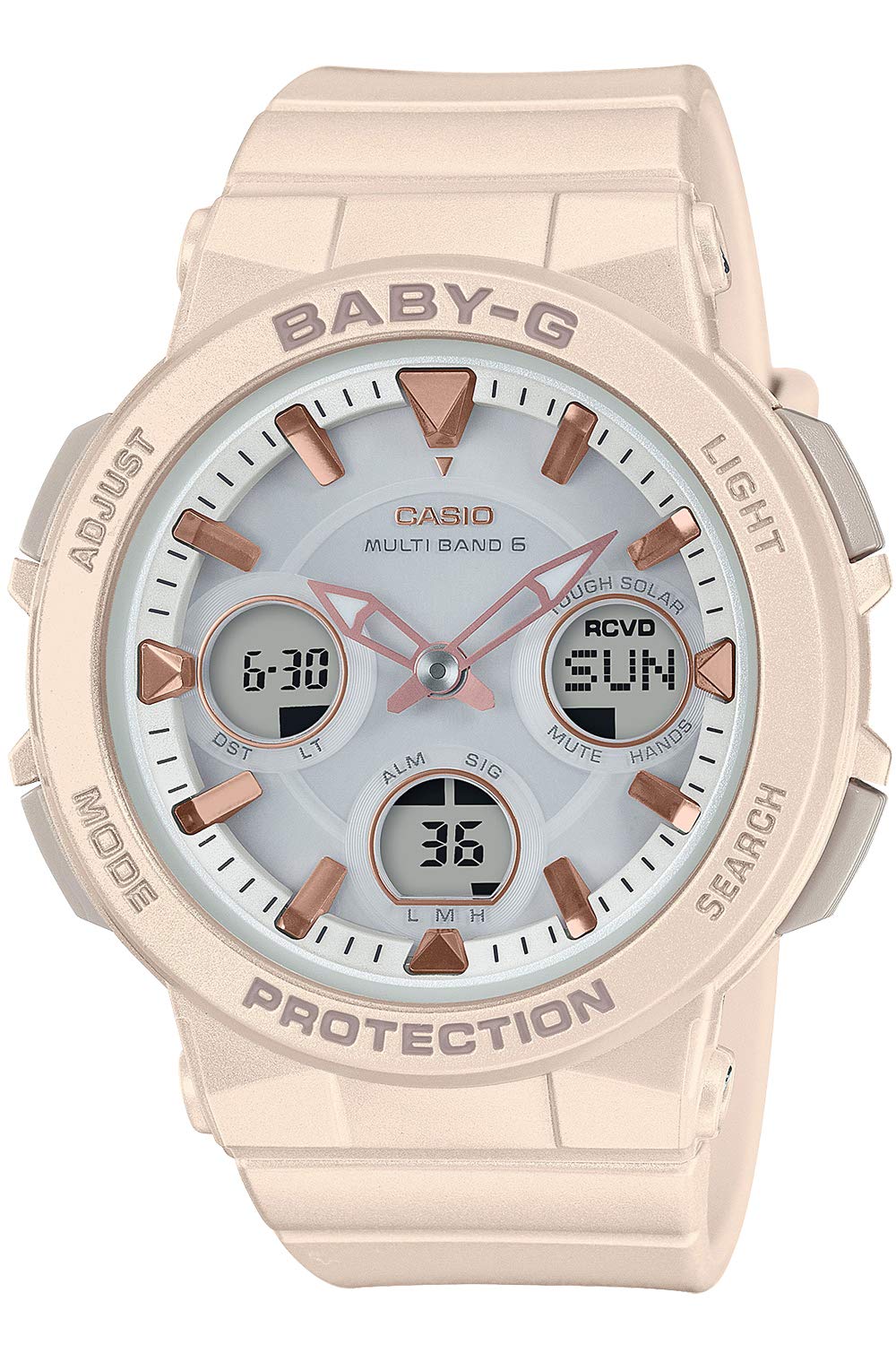 CASIO Baby-G BGA-2510-4AJF Tough Solar Multi-Band 6 Women s Analog Digital Watch Beige бежевый