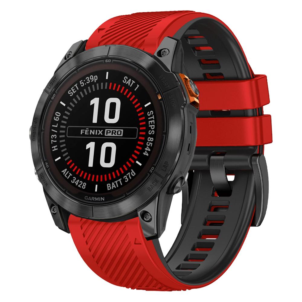 QuickFit 22mm 26mm Silicone Watch Band For Garmin Fenix E 8 5 5X 6X 7 7X/Epix Pro Gen 2 TACTIX/Mk2 Mk2i G1/MARQ/Enduro 3 2 Strap