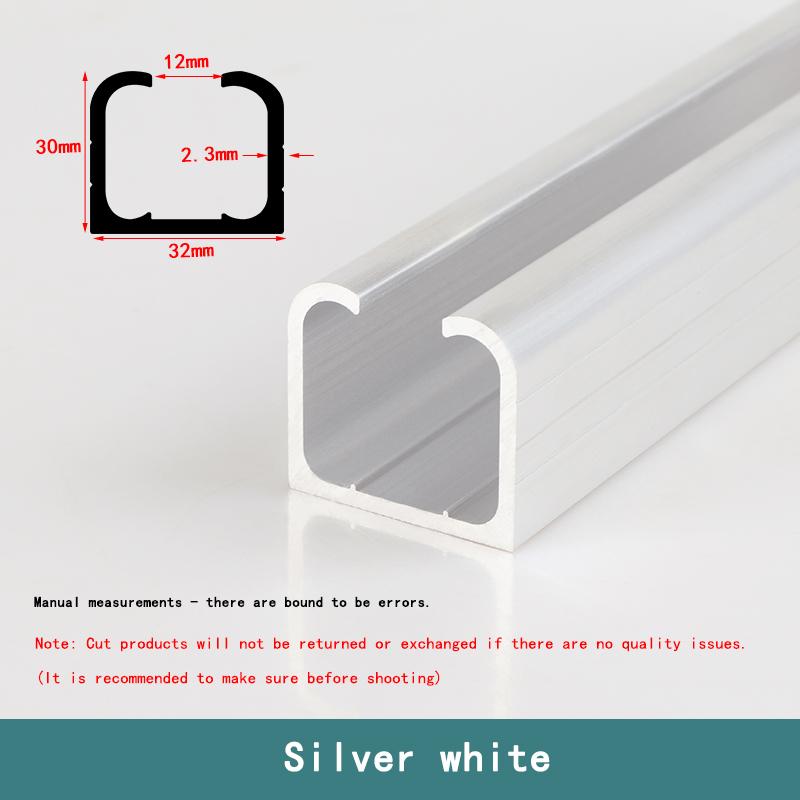 Wooden Door Hanging Wheel Silent Guide Rail Pulley Plug-in Bathroom Kitchen Hanging Sliding Door Sliding Door Top Track