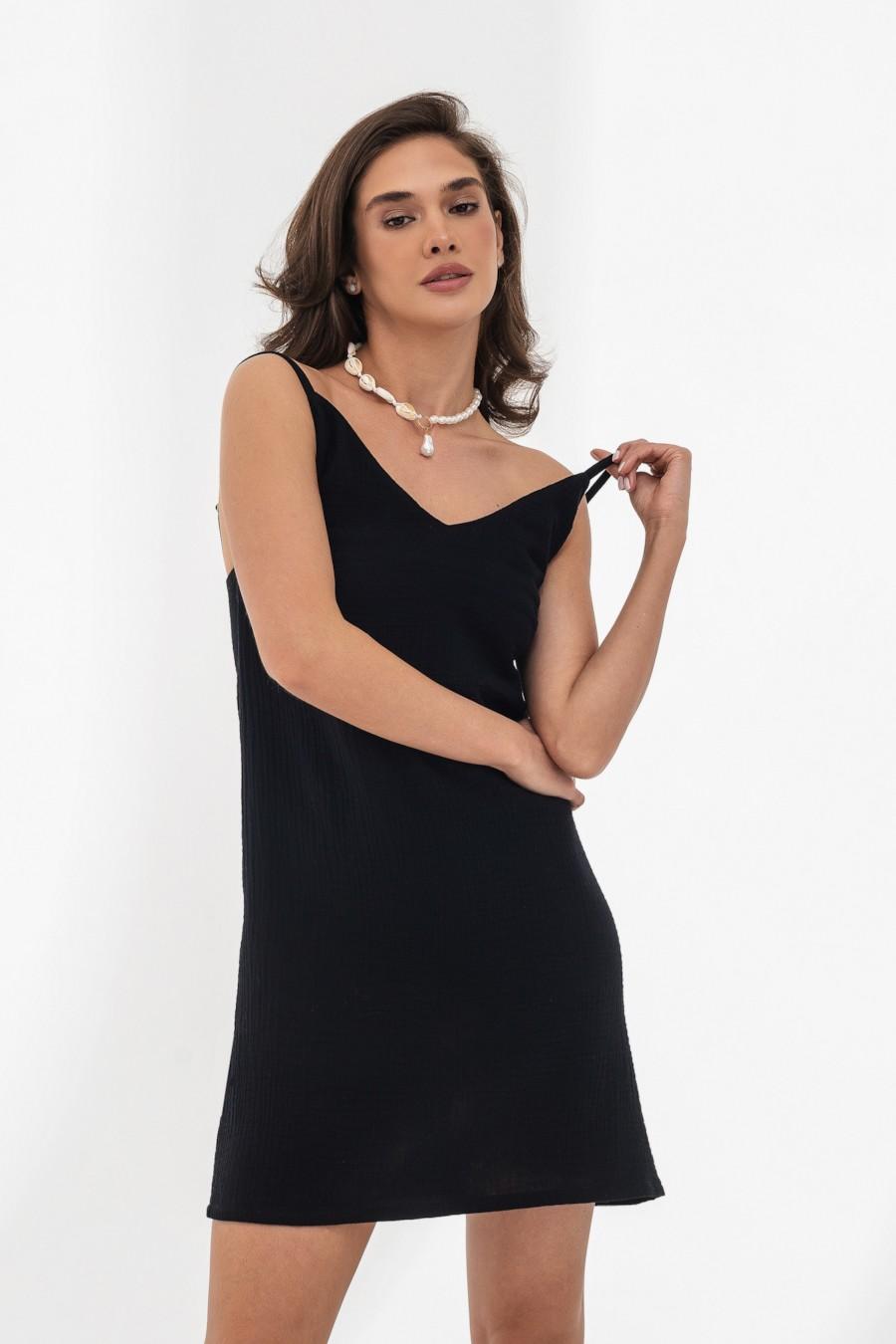 

Сарафан German Volf (83469) 42(S) прозорий колір чорний