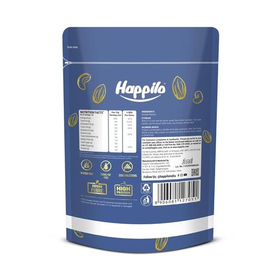 Happilo Premium International Chilean Inshell Walnuts, Fresh and Natural Dry Fruit for Snacking & Baking, 500 G