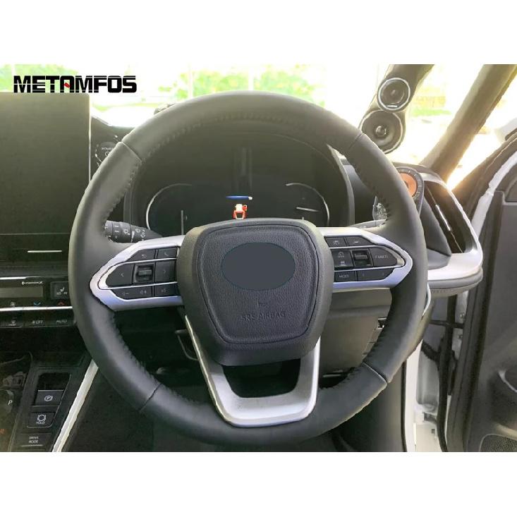For Toyota Noah VOXY 90   2024 2025 2026 Carbon Fiber Steering Wheel Cover Trim Frame Interior Accessories Car Styling