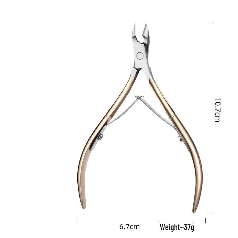 Adler Schnabel Nagelknipser: Pediküre-Schere aus Edelstahl für abgestorbene Haut und Nagelrillenpflege