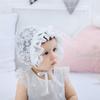 Flower Baby Lace Hat Princess Girl Sunhat Breathable Lace Ruffle Hat  Infant Girls