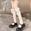 Japanese Princess Lolita Mid-Calf Lace Socks with Bow - Breathable and Cute Summer Style
