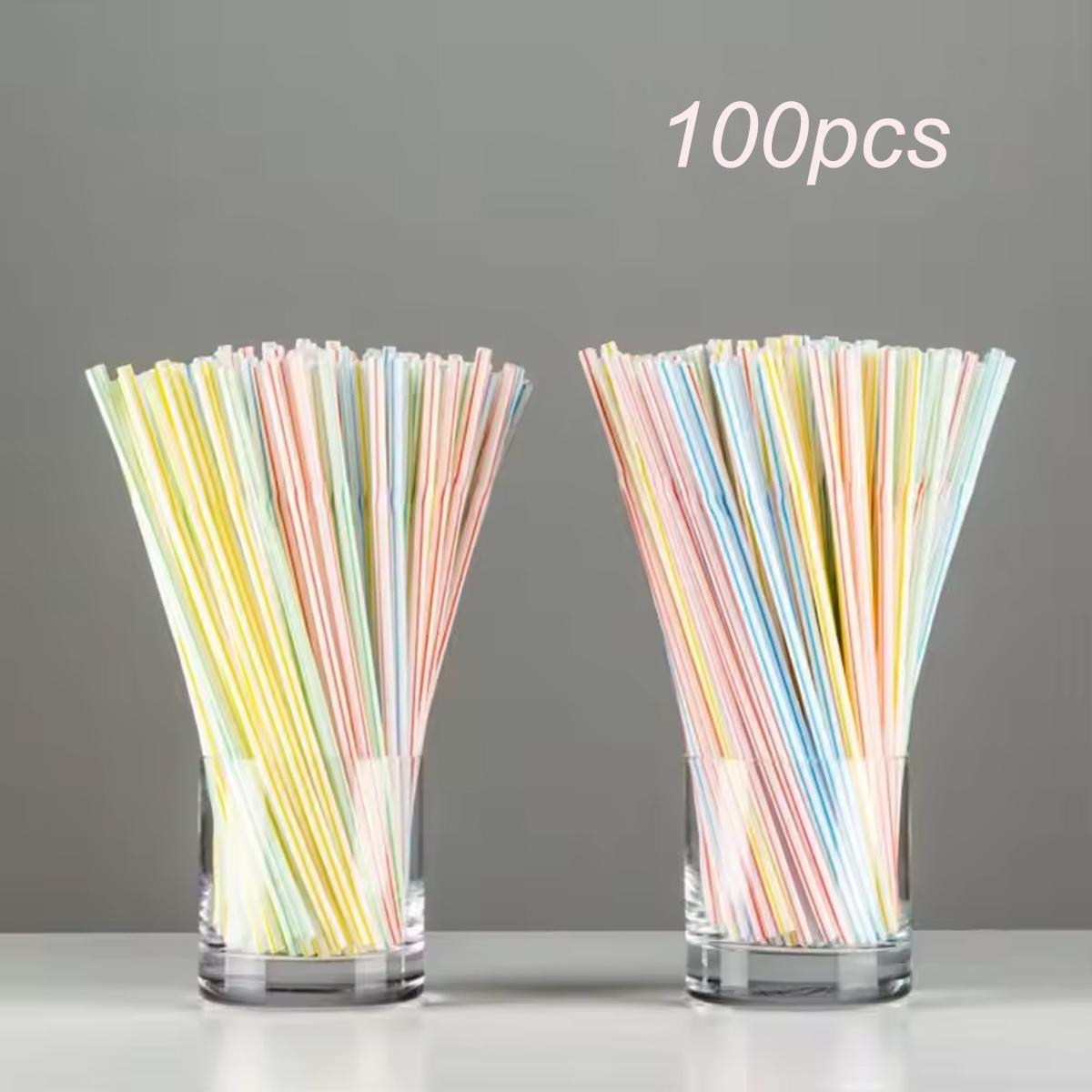 

100/400/800pcs Drinking Straws Colorful rietjes Flexible Wedding Party Supplies Drinking Straws Kitchen Wholesale