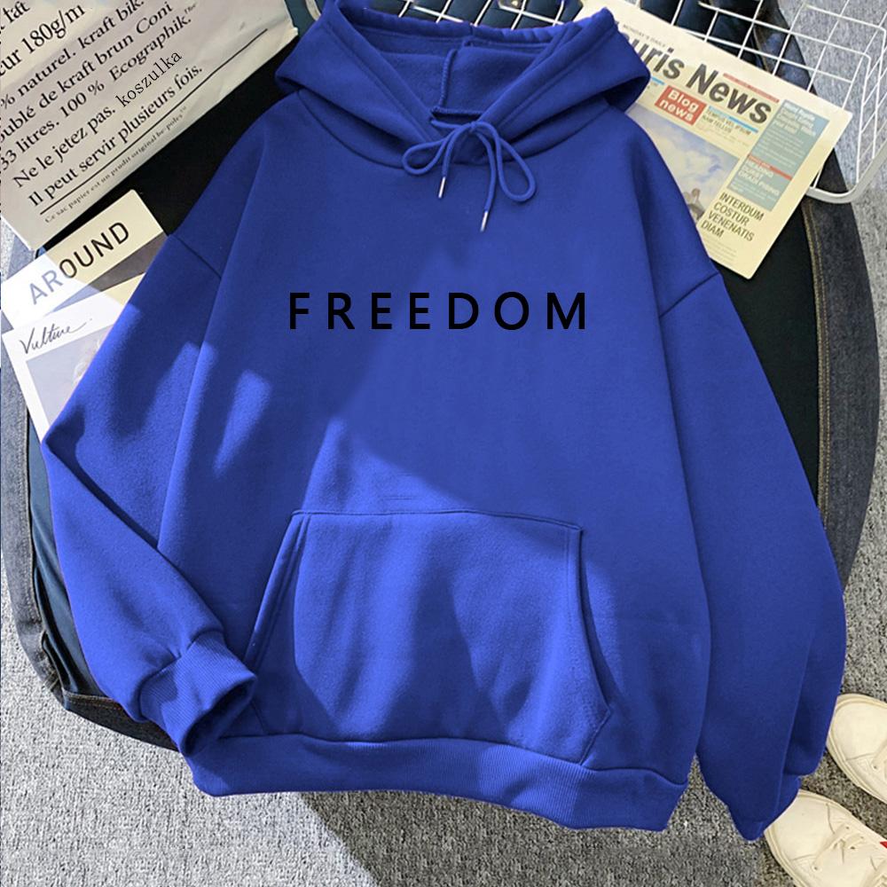 Charlie Kirk FREEDOM Hoodie Print Sweatshirts Men/women Long Sleeve Pullovers Aesthetic Winter Clothing Oversized Pullovers