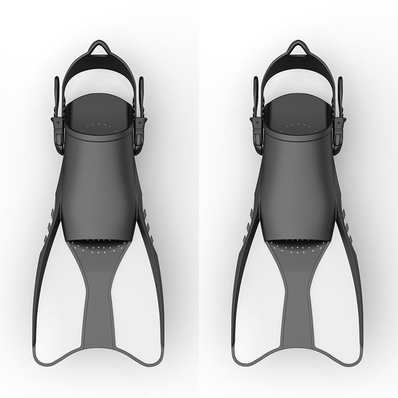 

Universal Adjustable Diving Fins for Adults and Children Adult S/M белый