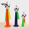 Black And White Football Horn 2Pcs Soccer Cheering Horn, 3 Tone Sports Fan Noise Maker, Kids Toy Handheld Stadium Trumpet for Game Day, Party