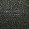 Alexander McQueen ToteBag EDGE Medium Logoprint HnadBag khaki Calfleather 762342 Used