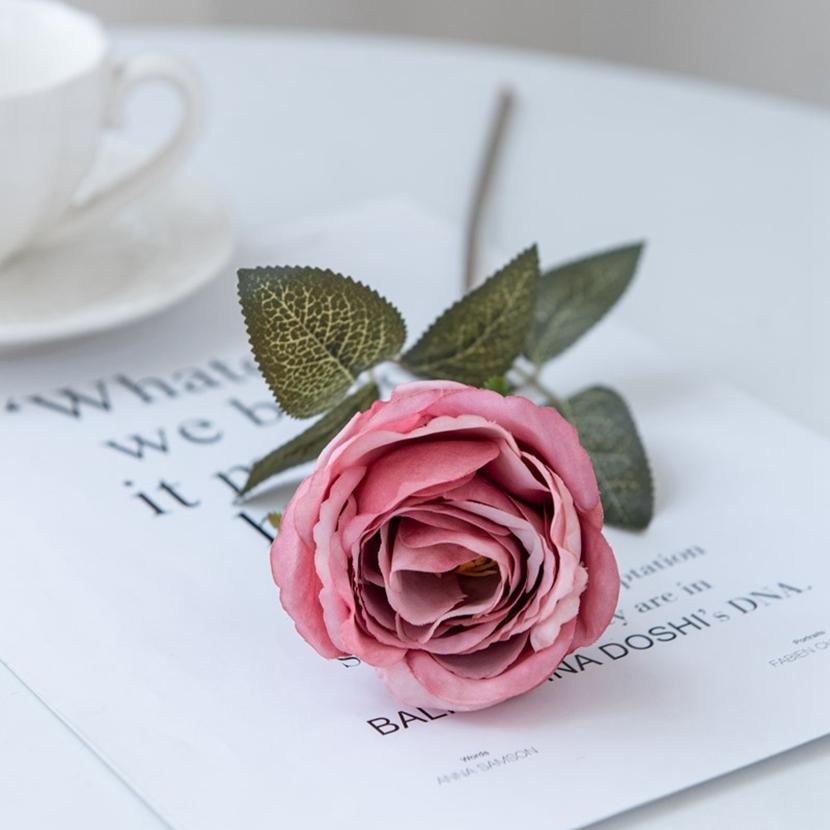 

1/5 шт. Искусственный цветок шелковая роза рождественская свадьба свадебный букет дом на открытом воздухе сад арка венок фестиваль DIY подарок украшение 1pc